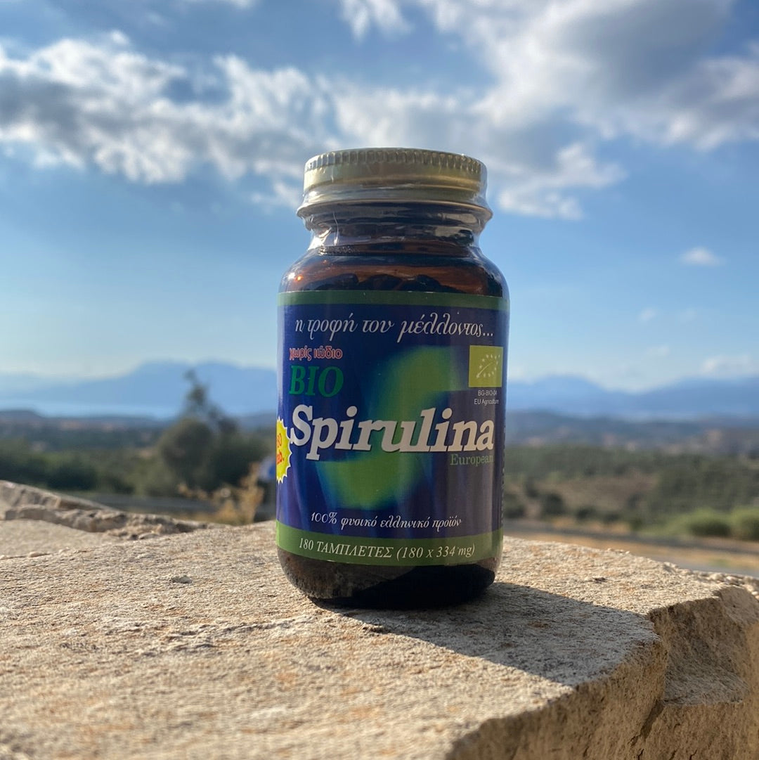 Greek Spirulina Tablets Organic