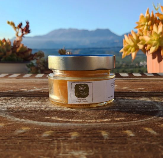 Natürliche Körperbutter mit Orange & Jasmin