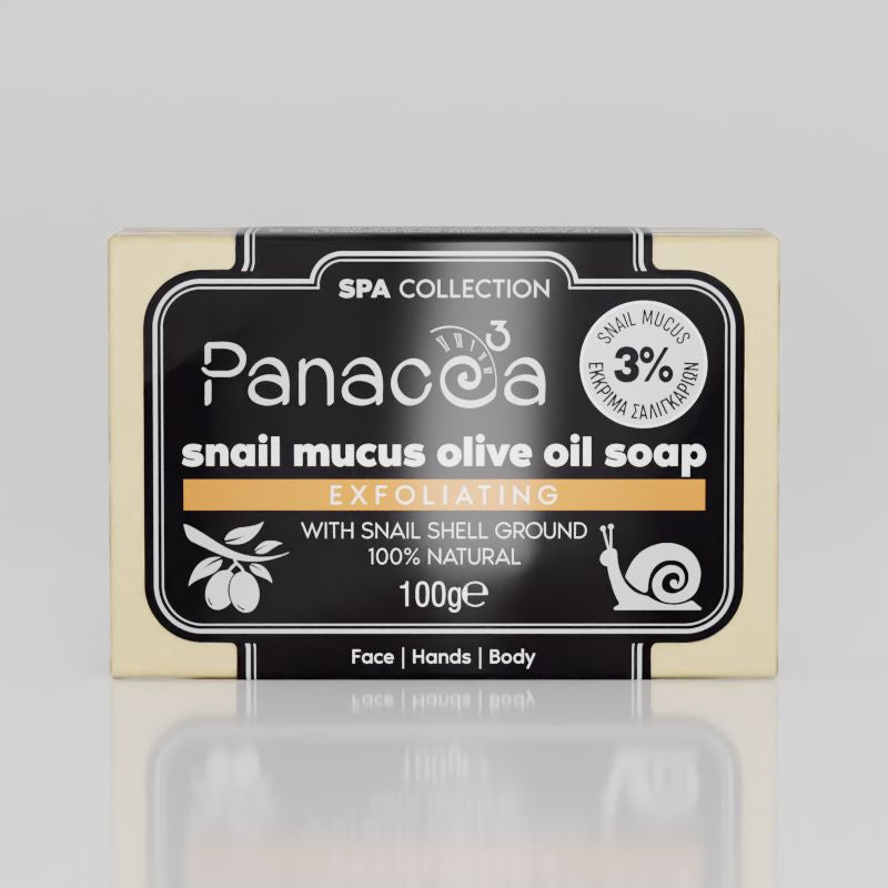 Exfoliating Olive Oil Soap with 3% Snail Extract
