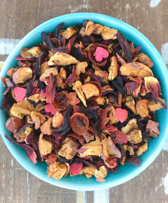 Früchtetee "Rote Herzen".