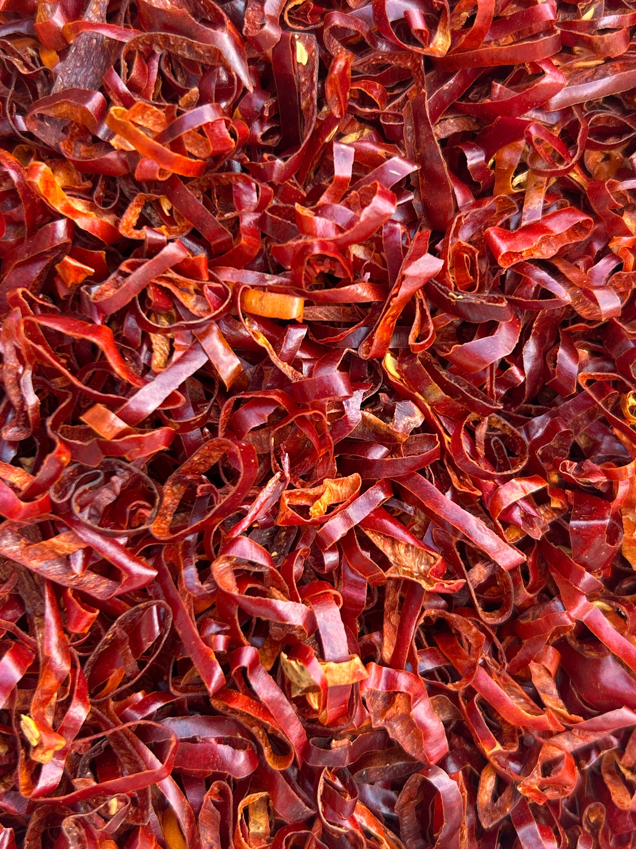 Anneaux de piment rouge chaud