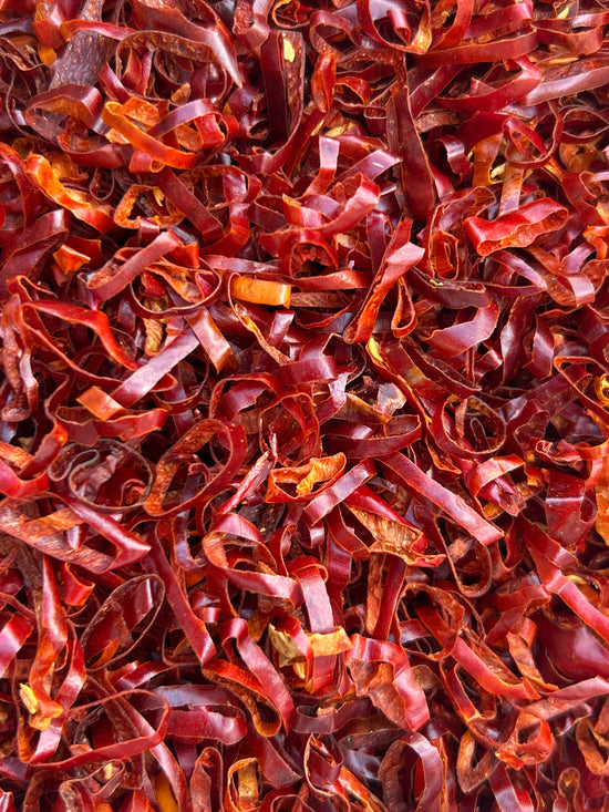 Anneaux de piment rouge chaud