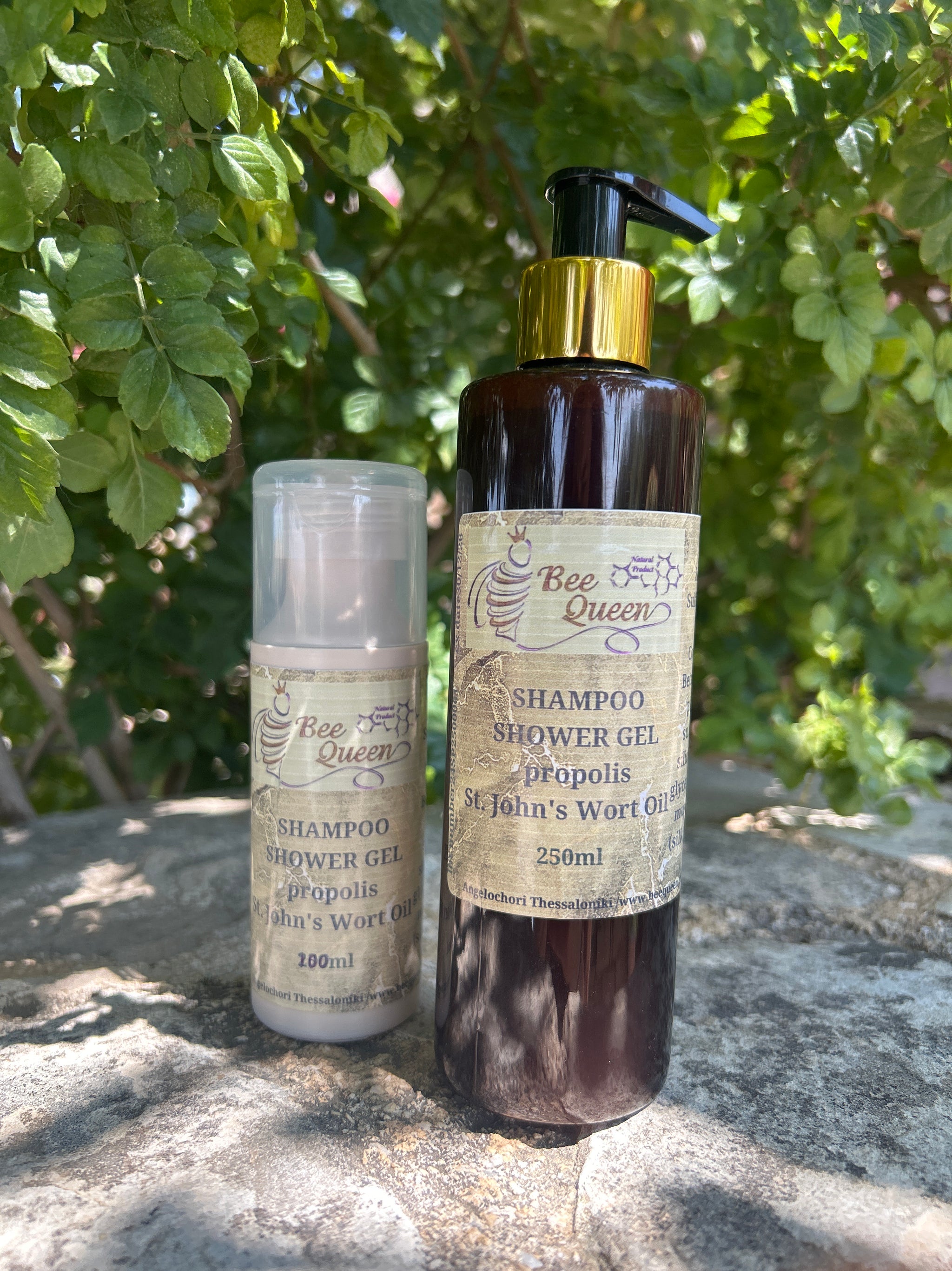 <transcy>Φυσικό Υγρό Σαπούνι Μαλλιών & Σώματος με Πρόπολη από την BEE QUEEN</transcy>