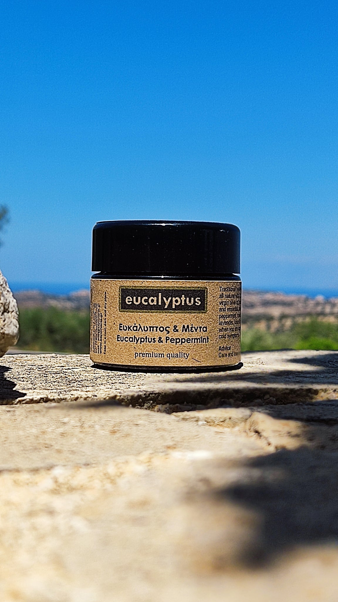 Traditional beeswax natural ointment "Eucalyptus"