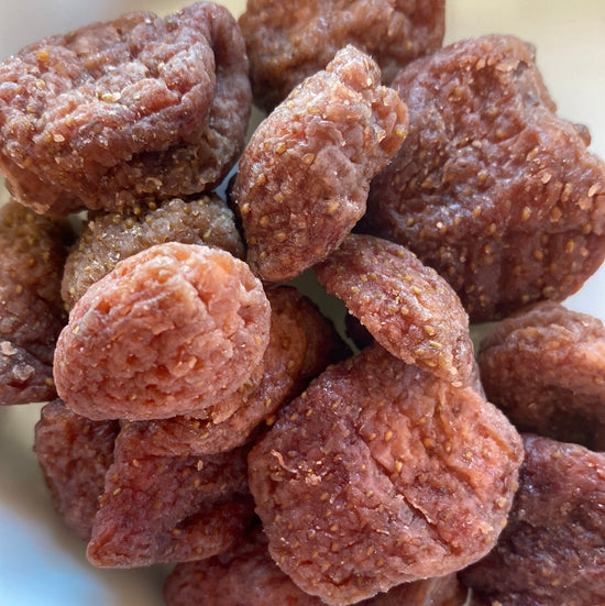 Osmotische Erdbeeren ohne Zucker