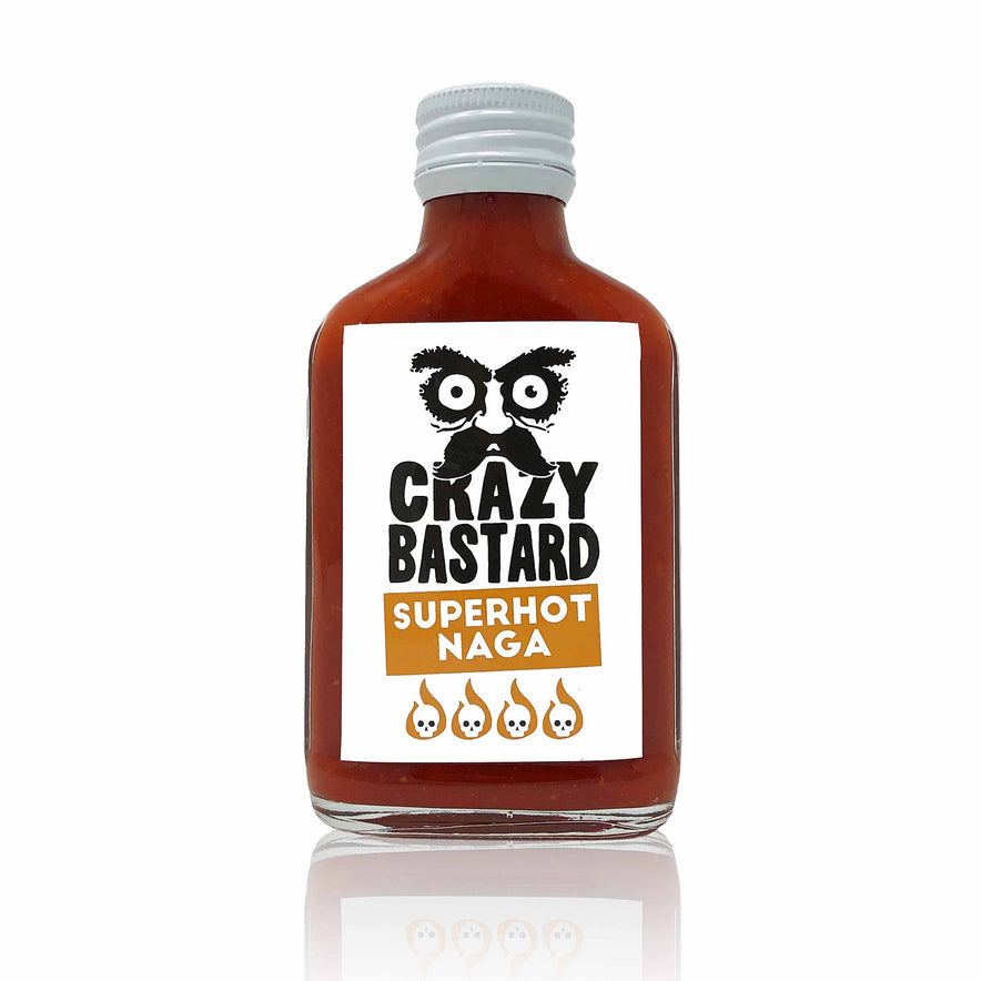 Image for Σάλτσα Τσίλι «Superhot Naga» από την CRAZY BASTARD SAUCE (100 ml)