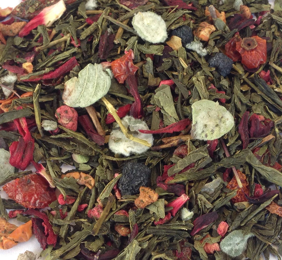 Grüner Tee „Powerful Antioxidant Energy Tea“.