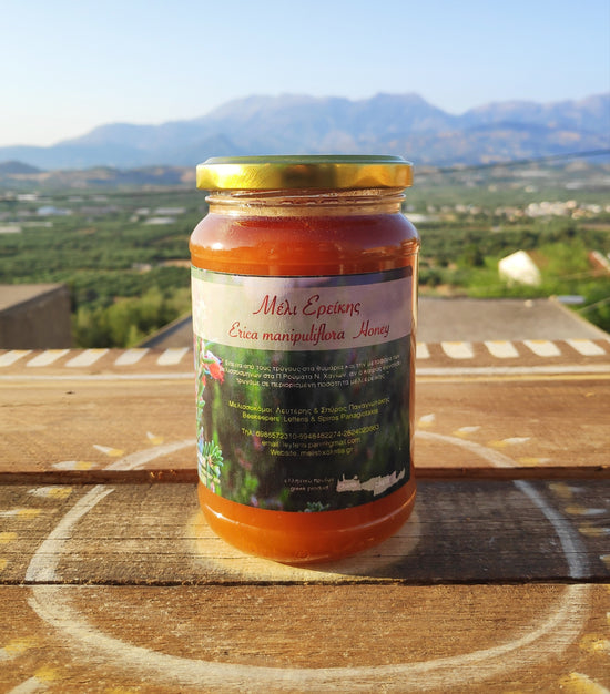 <transcy>Κρητικό Μέλι Ερείκης (Erica Manipuliflora) (500γρ)</transcy>
