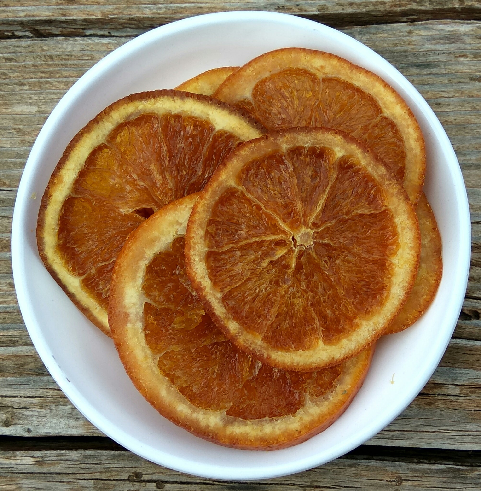 Tranches d'orange biologique
