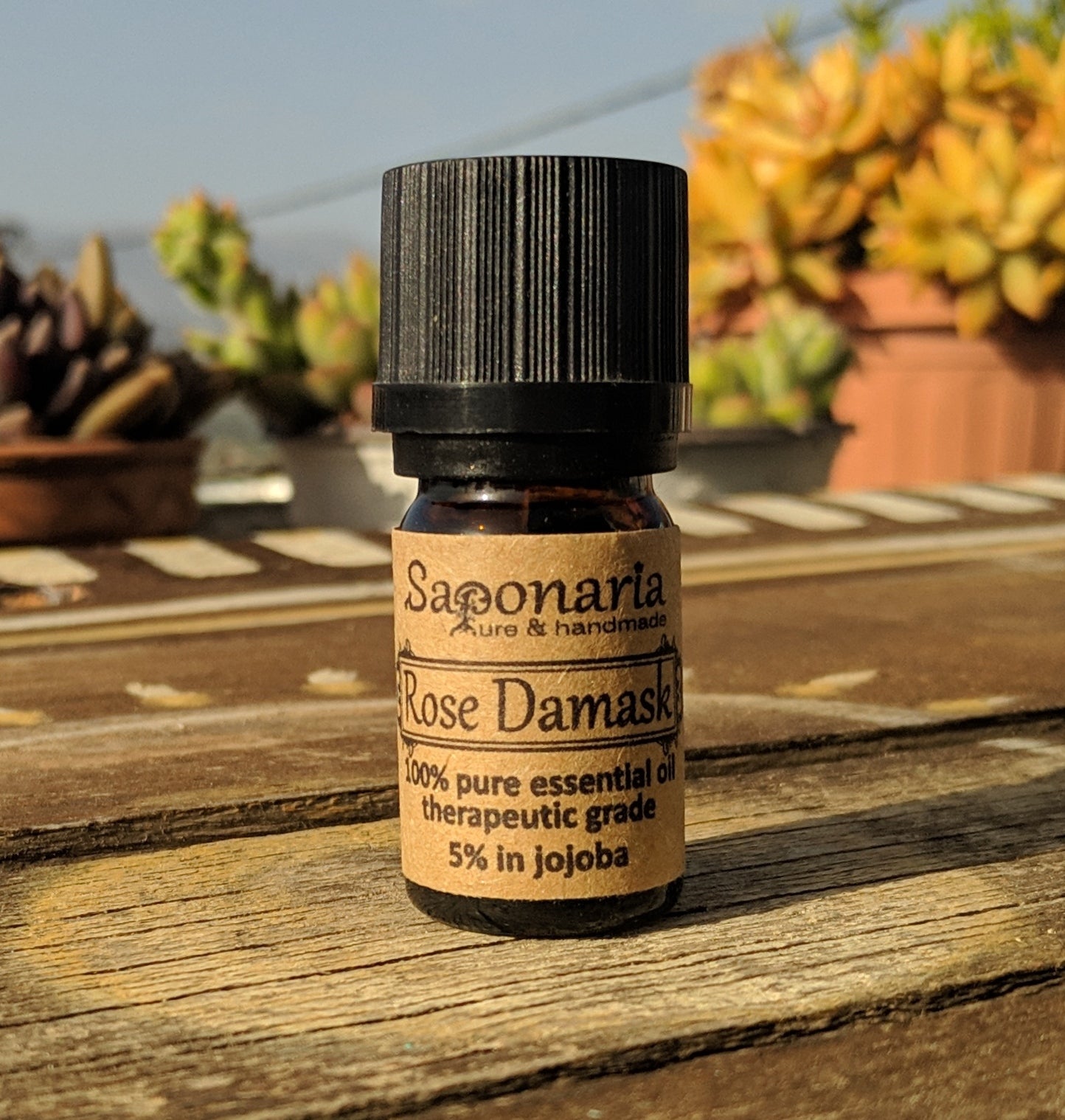 Αιθέριο Έλαιο Τριαντάφυλλου Δαμασκού της SAPONARIA (5ml)