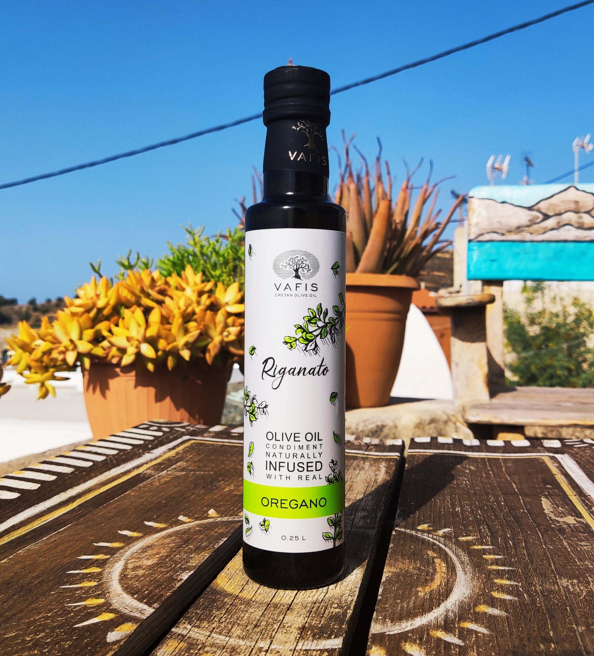 <transcy>Ελαιόλαδο με Ρίγανη από την VAFIS (250ml)</transcy>