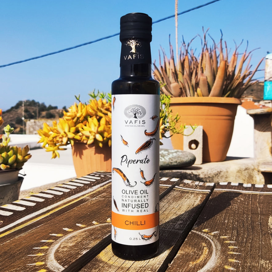 Image for Ελαιόλαδο με Τσίλι από την VAFIS (250ml)