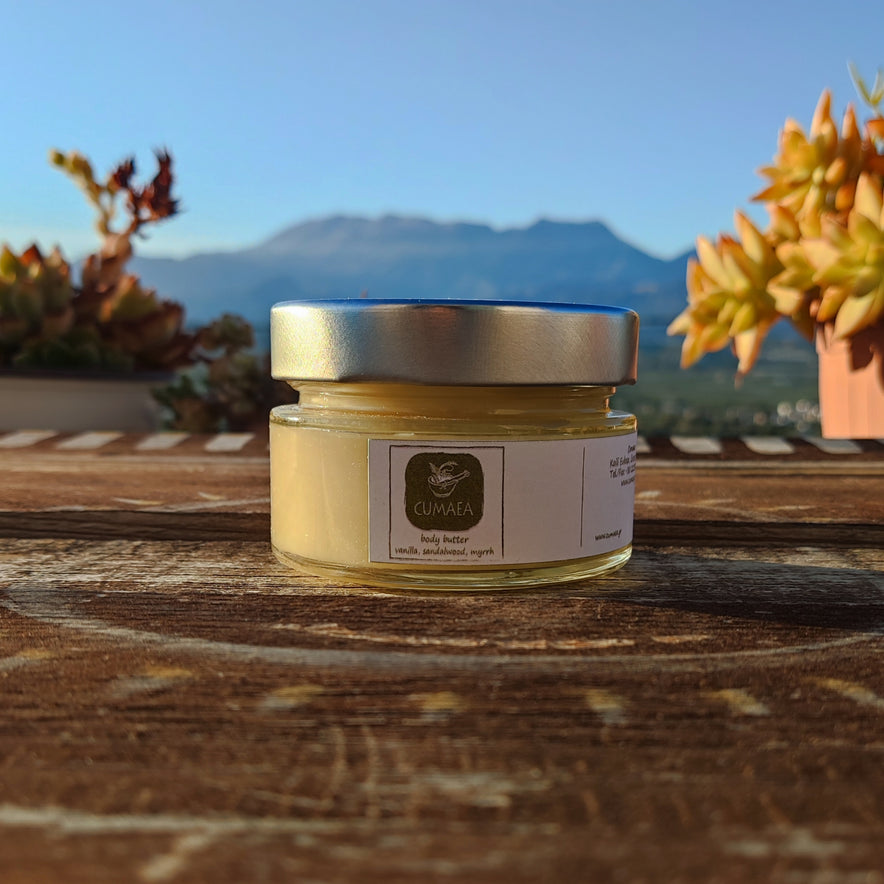 Image for Natural Body Butter with Vanilla, Myrrh & Sandalwood