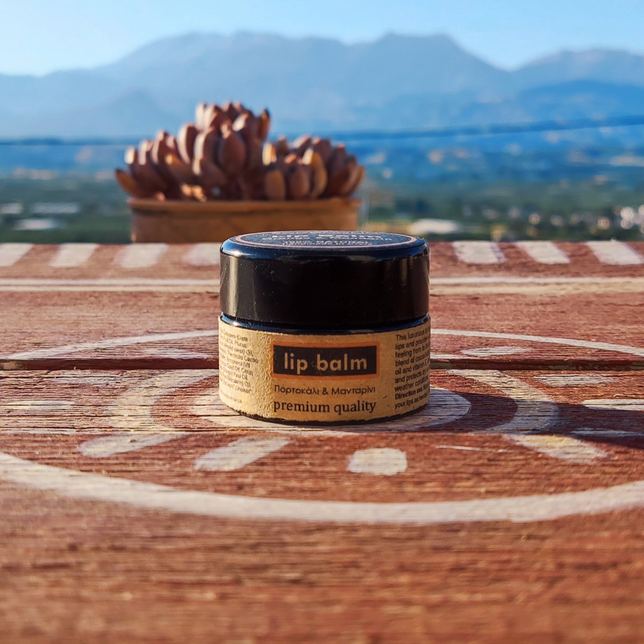 Natural Lip Balm "Orange & Mandarin"