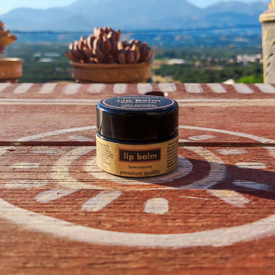 Natural Lip Balm "Rose Damask"