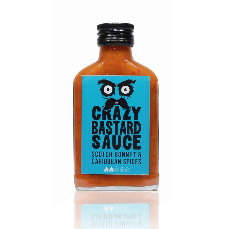 Image for Σάλτσα Τσίλι 'Scotch Bonnet & Caribbean Spices' από την CRAZY BASTARD SAUCE (100ml)